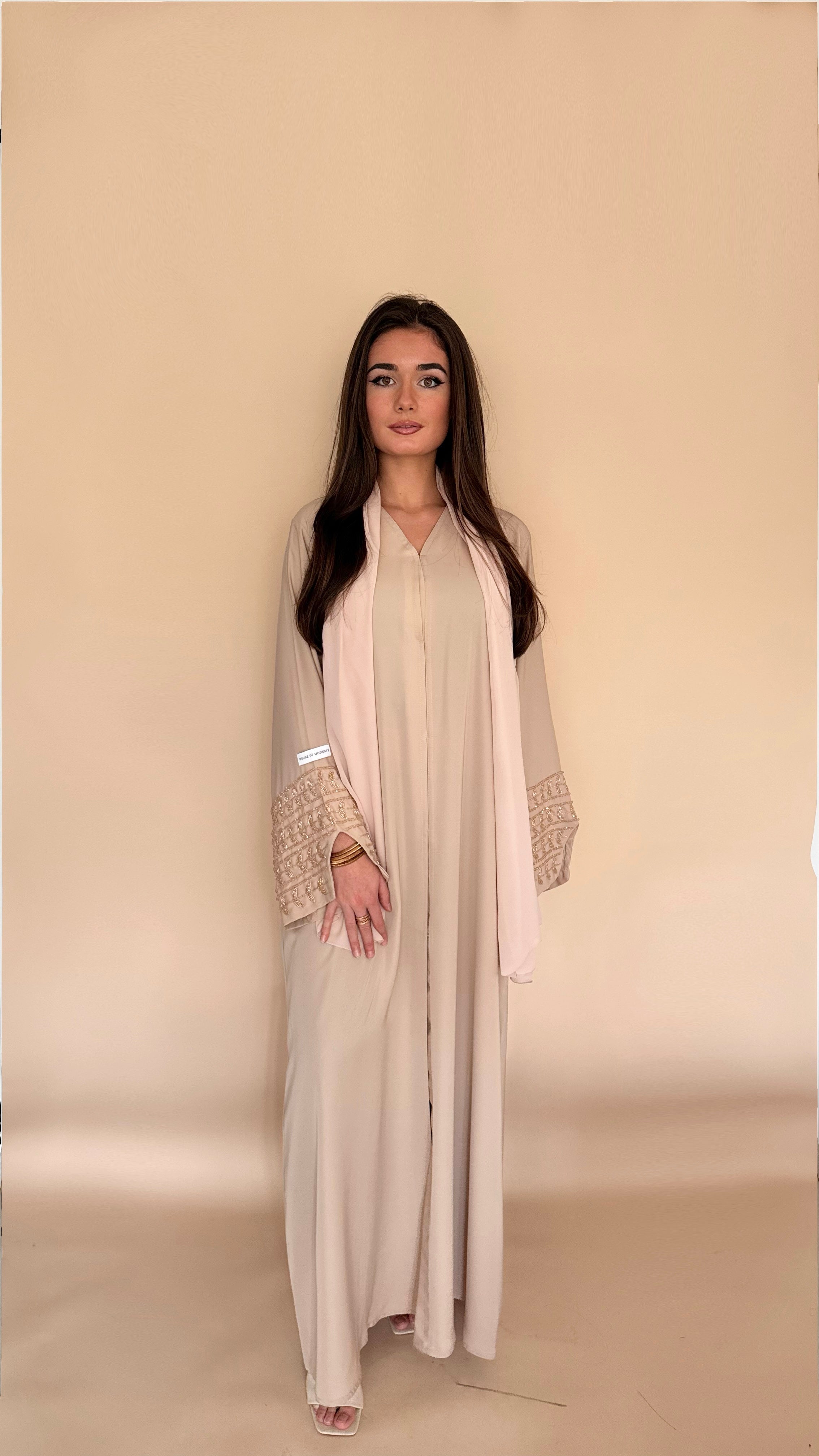 Abaya CATHERINA | Beige nude