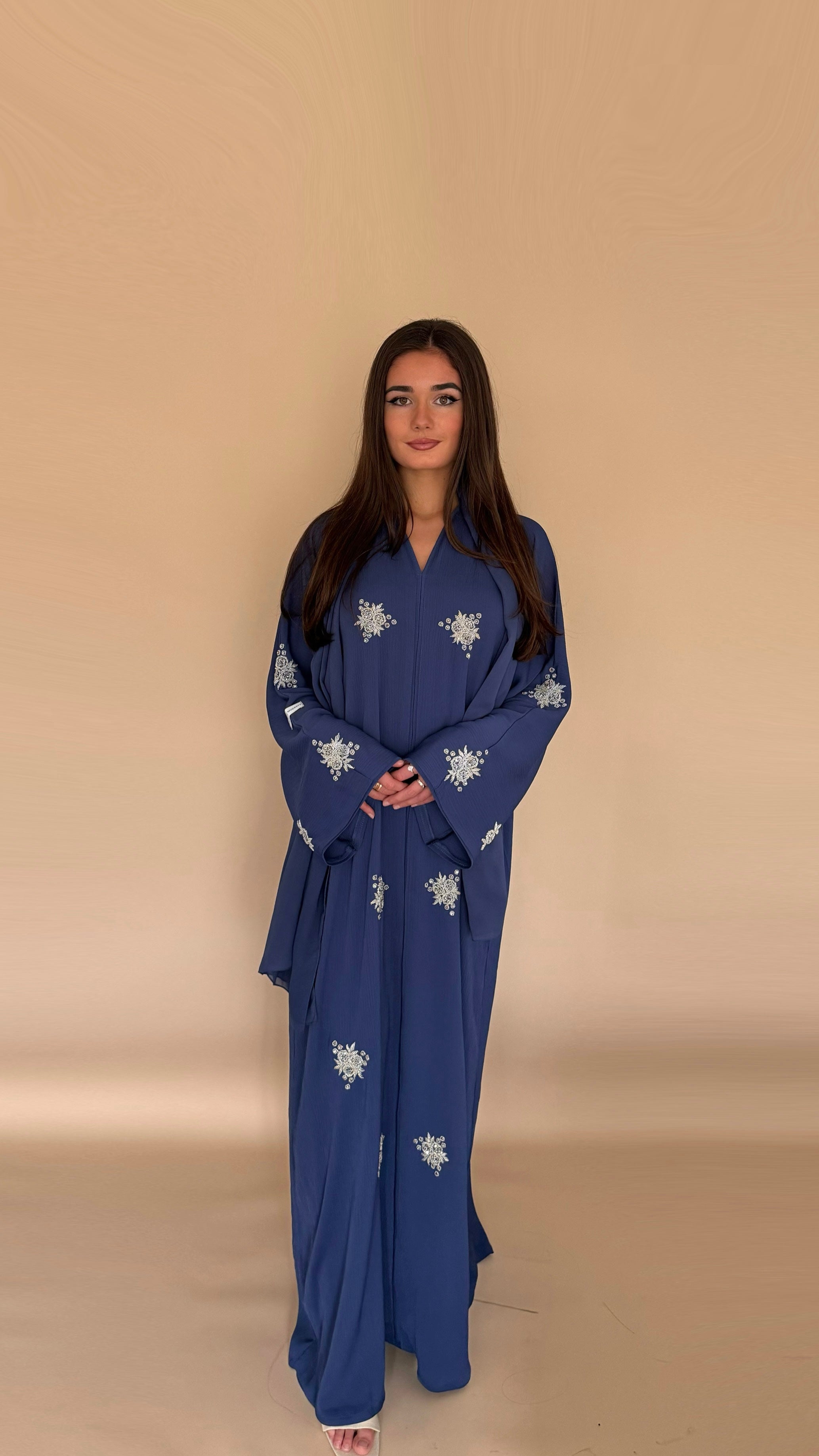 Abaya SALSABIL | Bleu saphir