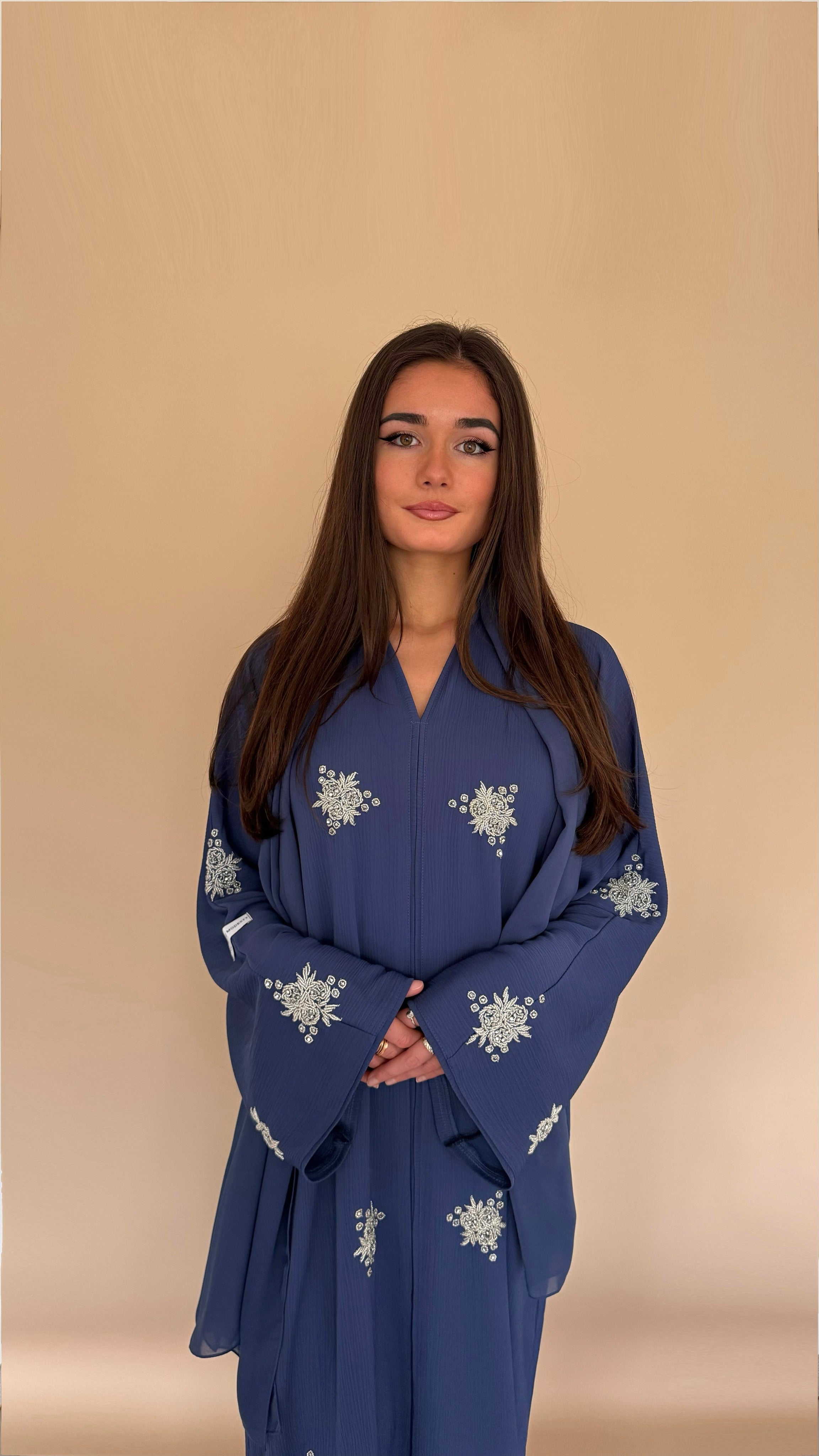 Abaya SALSABIL | Bleu saphir