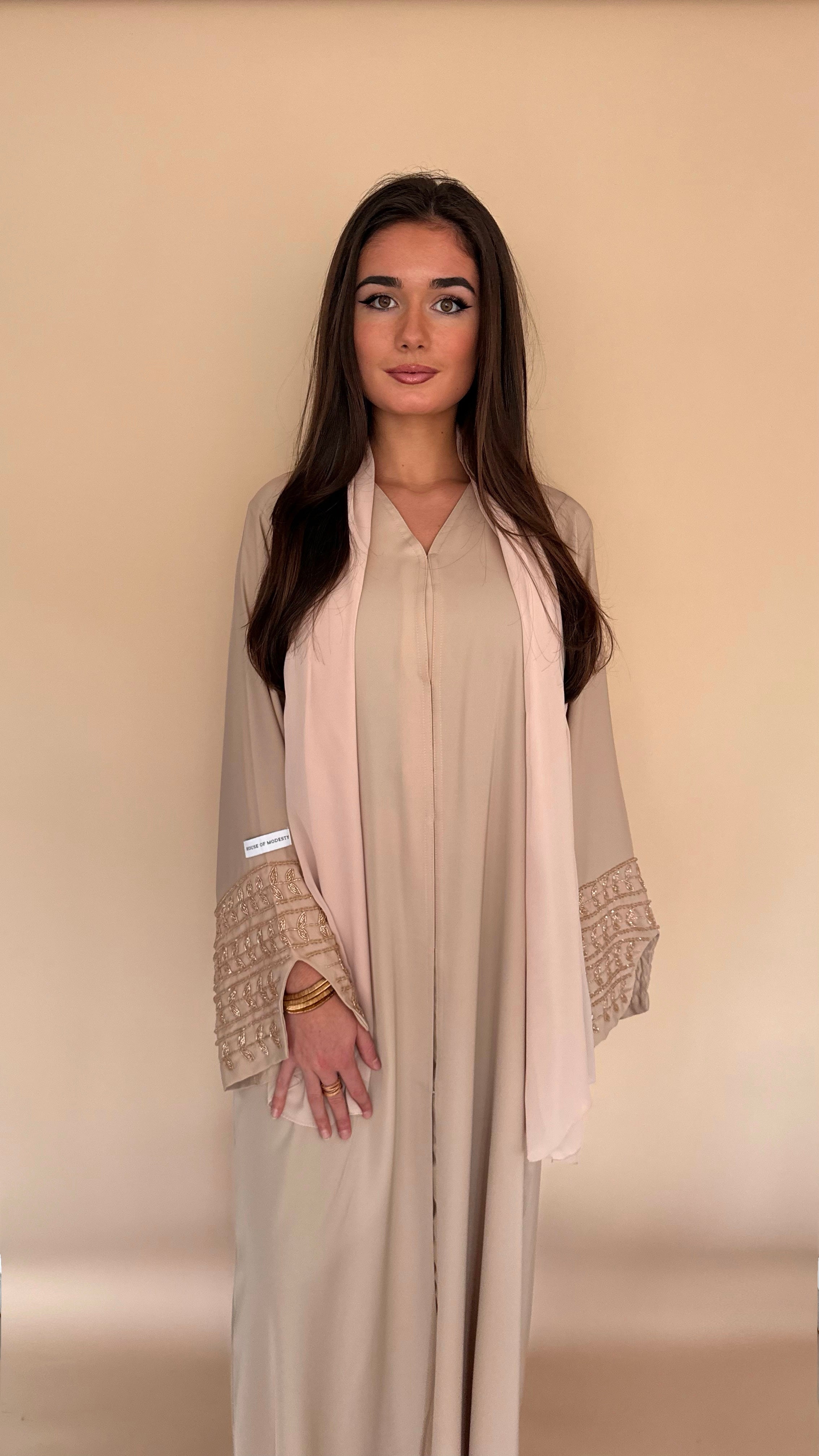 Abaya CATHERINA | Beige nude