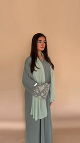 Abaya KHALEESSI | Vert de gris