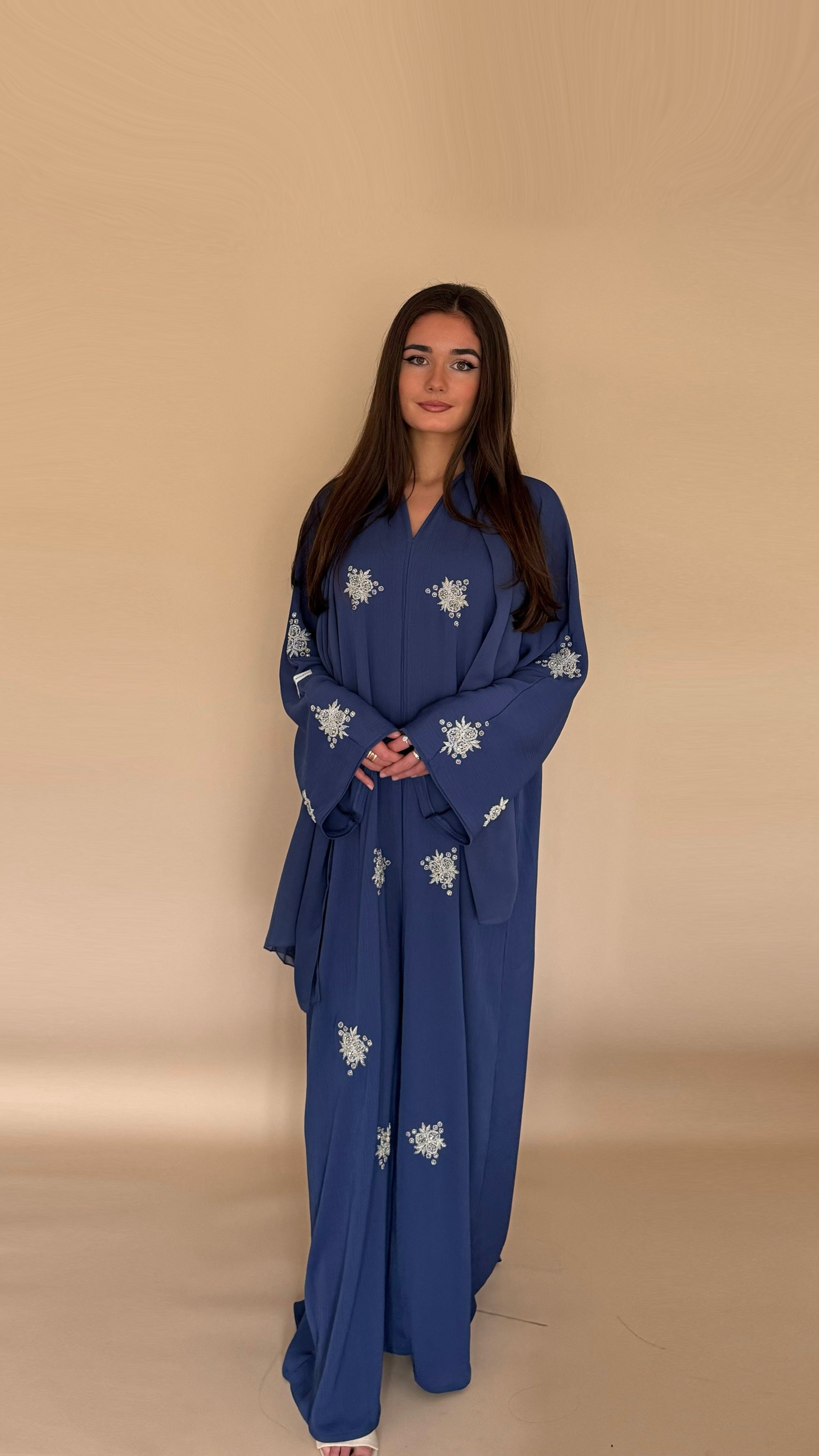 Abaya SALSABIL | Bleu saphir