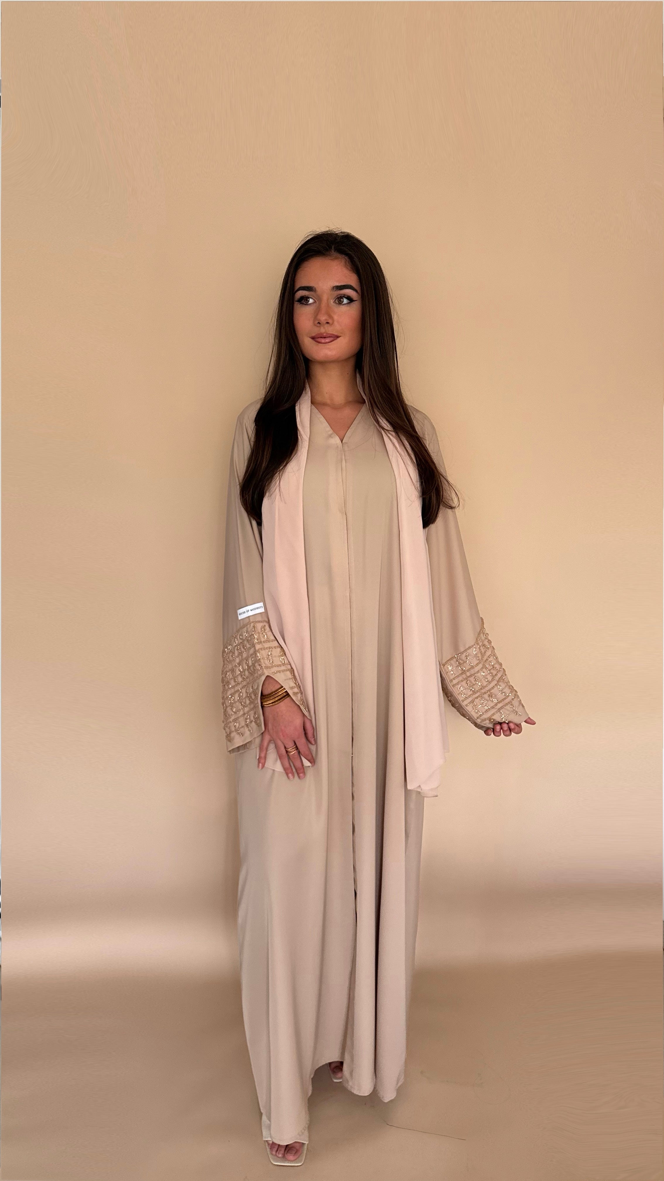 Abaya CATHERINA | Beige nude