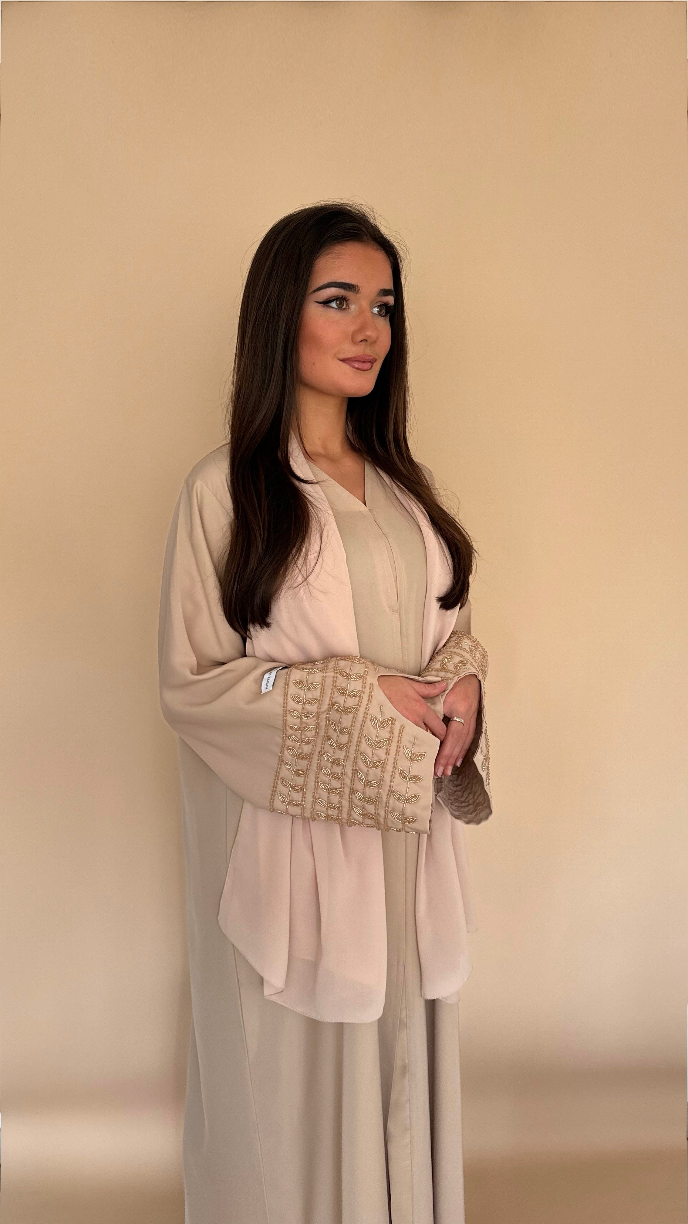 Abaya CATHERINA | Beige nude