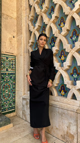 AL KITAAN SKIRT SET I BLACK SEED