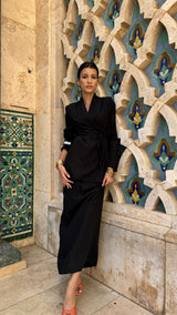 AL KITAAN SKIRT SET I BLACK SEED