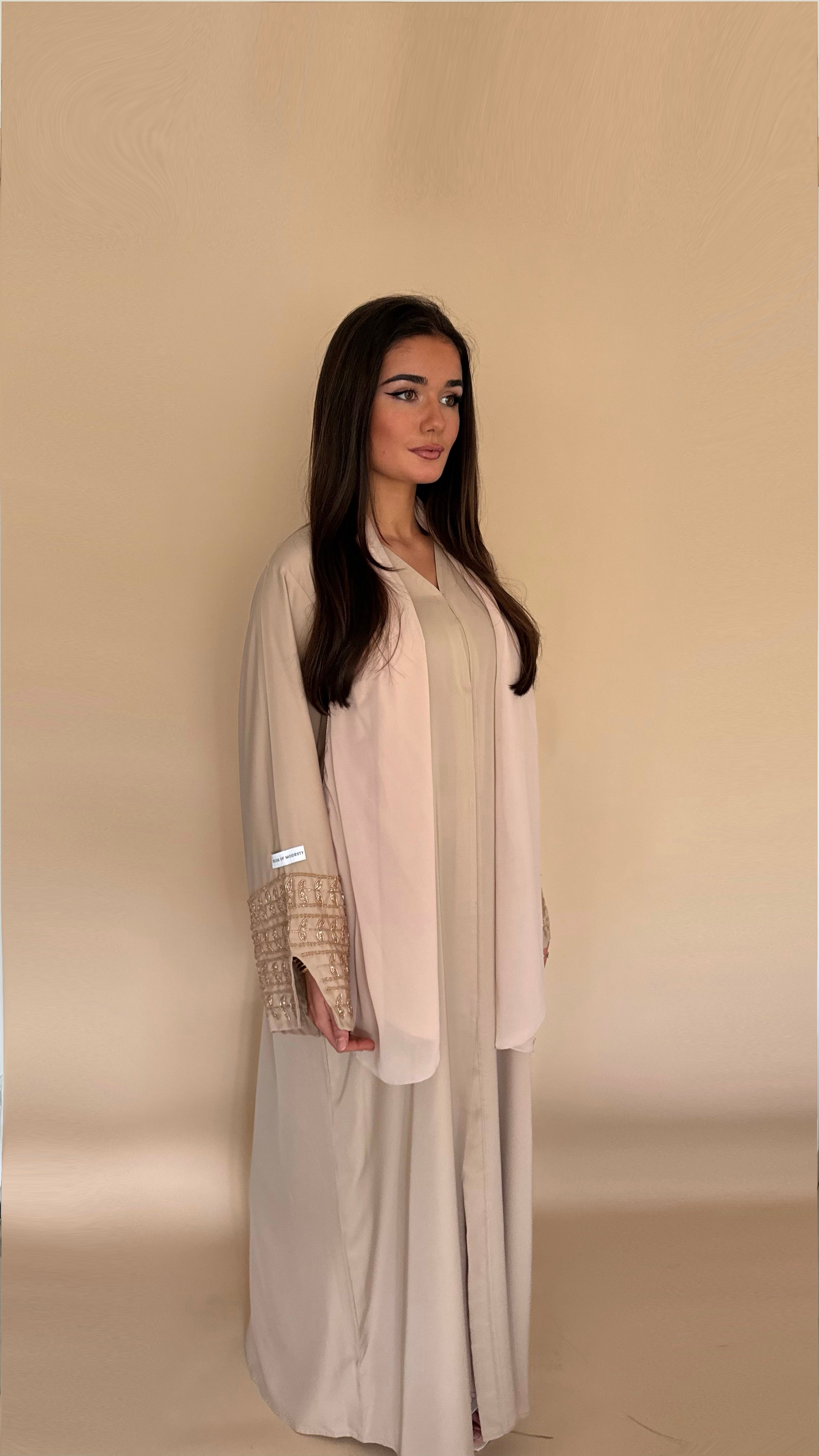 Abaya CATHERINA | Beige nude